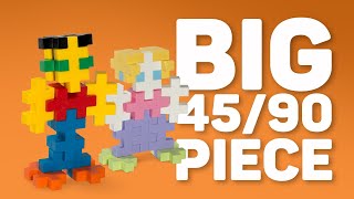 Plus-Plus BIG - 45 / 90 piece sets in Basic or Pastel colors - a creative toy for toddlers and more!