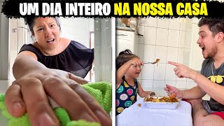 UM DIA INTEIRO NA NOSSA CASA | Jeru e Cheru