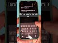 Shrink your iPhone keyboard to make typing easier.