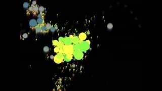 Processing - Mis Pelotillas + ControlP5 using Fisica