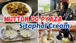 |•Mutton Do Pyaza Restaurant Style || Sitaphal Cream Haji Ali Style Recipe 2023•| Vlog.