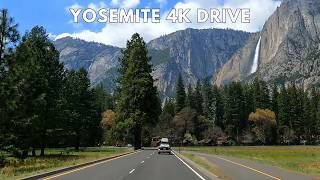 Yosemite National Park 4K Drive Tour | California Scenic Drive