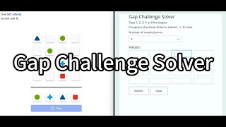 Gap Challenge Solver | Shape Sudoku | Deductive Logical Thinking