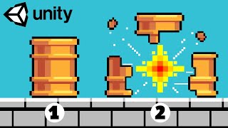 Break Apart and Explode 2D Game Objects in Unity! | Game Dev Tutorial