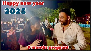 New year party  Nalli  Full Mazaa masti | New year vibes in my 9th month of pregnancy #2025#vibes