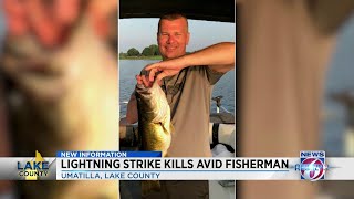 Lightning strike kills avid fisherman