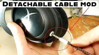 Hyperx Cloud Headset Detachable Cable Mod DIY