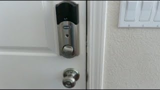 How to change the batteries on the Schlage Smart Deadbolt Door Lock