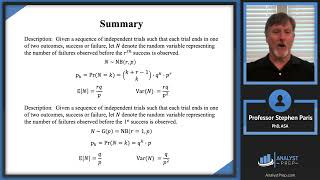 Geometric (Negative Binomial) Distributions (SOA Exam P – Probability – Univariate Random Variables)