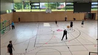 A very good exercise for post shooting in handball