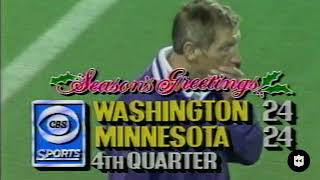 Relive Washington’s 27-24 OT win vs. Vikings in 1987 | NFL Throwback