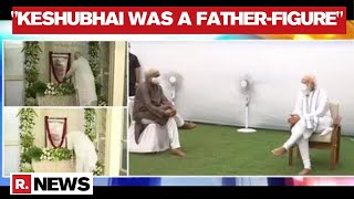 PM Modi Pays Final Tribute To Former Gujarat CM Keshubhai Patel; Meets His Family Members