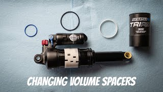 How To Change Volume Spacers On A Suntour Tri Air / DVO Topaz Rear Shock