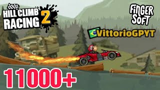 11000m+ with SUPER CAR in FOREST | Hill Climb Racing 2