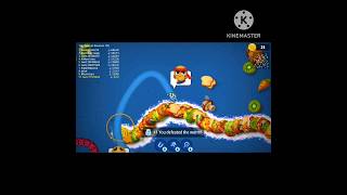 worms zone magic gameplay 🐍video worms zone pro slither snake top #01 #shortsfeed #shorts #wormszone