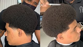 TRANSFORMATION HAIRCUT: AFRO HAIRCUTS COMPILATION : TAPER FADE.