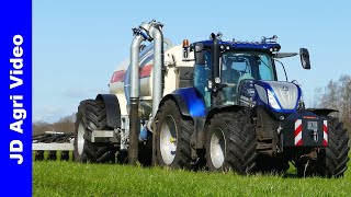 Mestseizoen 2020 | New Holland T7.230 + Kaweco | Volvo | Slurry injection | Rozeboom t'Harde | Gülle