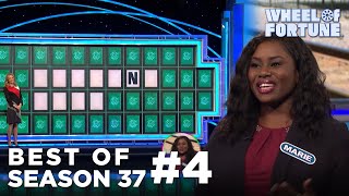 Best Of Season 37: Top Moment #4 | Marie Guesses "Chasing Tail" in Bonus Round | Wheel of Fortune