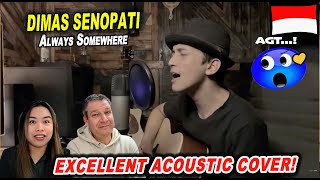 Dimas Senopati - SCORPIONS - Always Somewhere ( Acoustic Cover)  |  Dutch Couple REACTION !