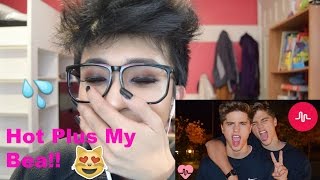 Reacting To MARTINEZ Twins Musically Compilation