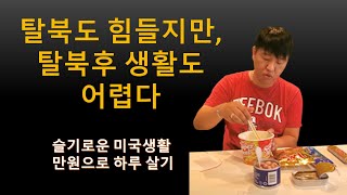 탈북민이 미국에서 한국돈 만원으로 하루살기