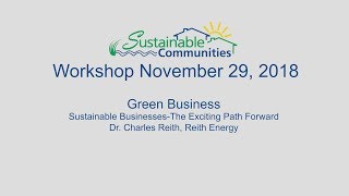 Sustainable Communities Workshop-Sustainable Businesses-The Exciting Path Forward
