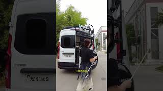 （1/2）好开好停的二人世界夫妻小房车 #房车 #老百姓能开的房车 #房车旅行