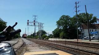 CP 281 with CN paint BCOL C44-9WL trailing