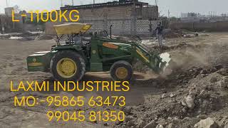 Laxmi Loader, mo:9586563473,9904581350,L-1100KG, Tractor Attached Loader.