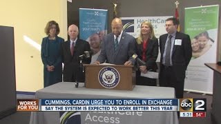 Cummings, Cardin urge enrollment in Maryland Health Exchange