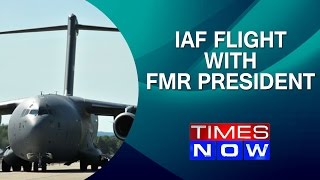 IAF flight with former President Dr. APJ Abdul Kalam's mortal remains