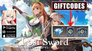 Lost Sword \u0026 All 3 Giftcodes - How To Redeem Code | Lost Sword Tales Of Britania 3 Codes