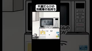 【コント】不満だらけの冷蔵庫の気持ち#shorts #コント #日常