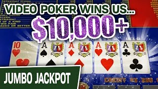 😱 More than $10,000 WON on Triple Triple Bonus Poker 🃏 More than Just Slots in Vegas!