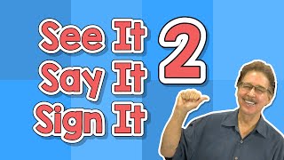 See It Say It Sign It Volume 2  | Jack Hartmann ASL Alphabet