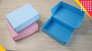 CUMA MODAL KERTAS BISA BIKIN KOTAK PACKAGING SENDIRI YANG UNIK - How to make gift box paper easy DIY