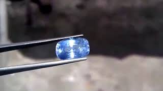 Hq Item Luster dan Glitter. Natural Blue Sapphire. Unheated Untreated. 3.92ct