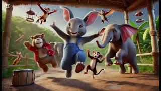 “Peter Rabbit, Baby Elephant \u0026 Baby Monkey: Zoo Splash Jump (2025 Official Song)”