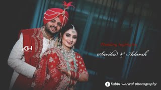 Latest wedding highlights 2020 ll Sarika \u0026 Adarsh ll Kabbi warwal photography ll India