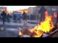 anti eu leader s visit sparks violence in naples