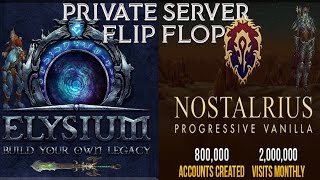 WOW Private Legacy Server | Nostalrius and Elysium Drama