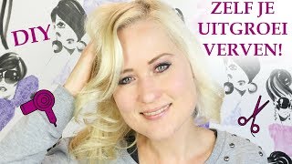 ZELF JE UITGROEI VERVEN | DIY | HAARTUTORIAL | DAZZLING BEAUTY