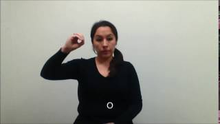 Handshape O Captioned