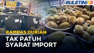 MAQIS | 144kg Durian Import Dari Thailand Dirampas