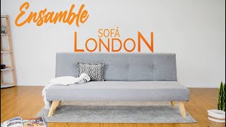 Ensamble sofá cama London - Hogar Venecia Muebles