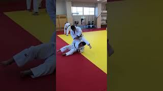 【#柔道379】柔道の基本練習　乱取り（背負い投げ）Basic practice of judo, free practice, technique name（SEOINAGE）