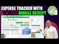 How To Create This Excel Expense Tracker With Mobile Receipt Upload From Scratch [Free Download]