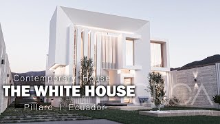 The White House | Contemporary pure-white home | 280 m2 | Land 650m2 | Ecuador | in 4K | ORCA