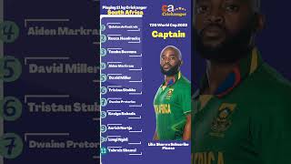 South Africa Team For T20 World Cup 2022 / Best Playing 11 by Crickanger