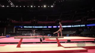 RAJCIC Aleksandra (SRB) - 2015 Artistic Worlds - Qualifications Balance Beam